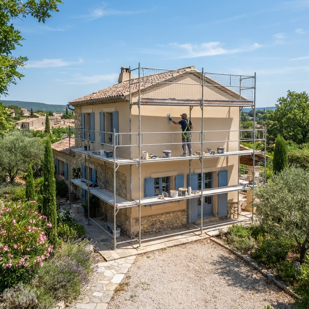 Façades — Ravalement et enduit de façade pour protéger et embellir votre bâtiment.
